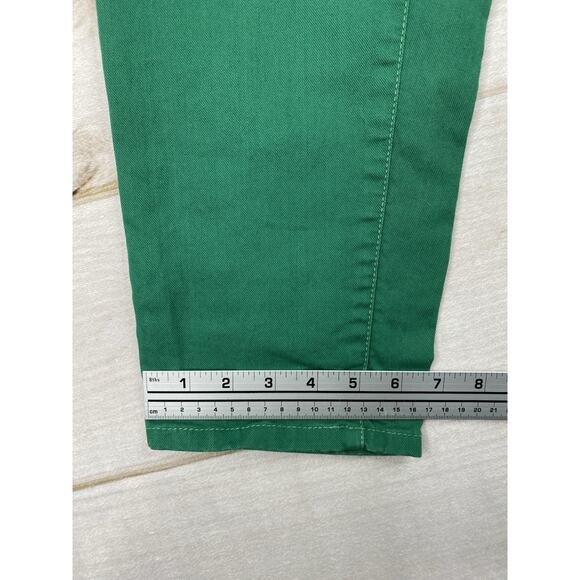 Talbots Womens Jeans Green 14WP W Heritage Slim Ankle Pants Stretch Pockets - Picture 7 of 11